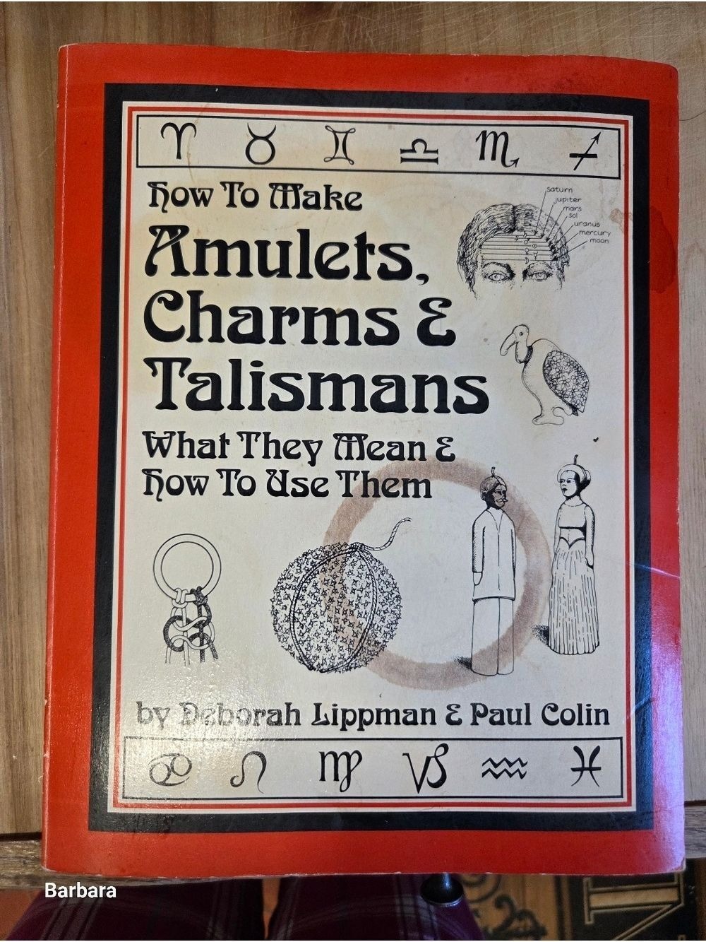 Vintage 1974 Lippman & Colin "Amulets, Charms and Talismans" Softcover Book